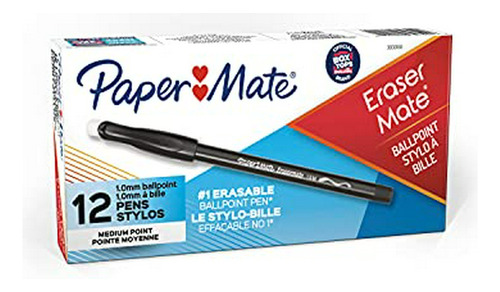 Bolígrafo Pluma Esfero Paper Mate ******* Erasermate - Bolíg