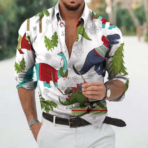 Camisa navideña hombre hotsell
