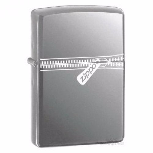 Encendedor Zippo 21088 Cremallera Negro Hielo Color