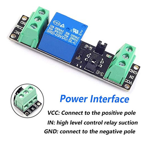 Placa De Relé De 3 V, Módulo De Relé Arduino Raspberry Pi, 1
