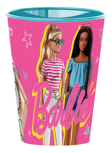 Vaso Infantil Easy Barbie 260ml 1286