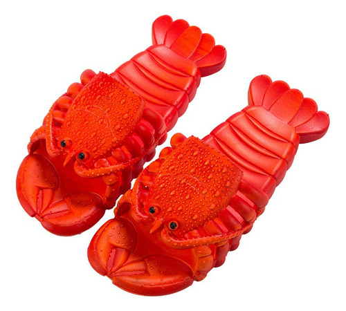 U Sandalias De Playa Con Langosta Sandalias De Verano Unisex