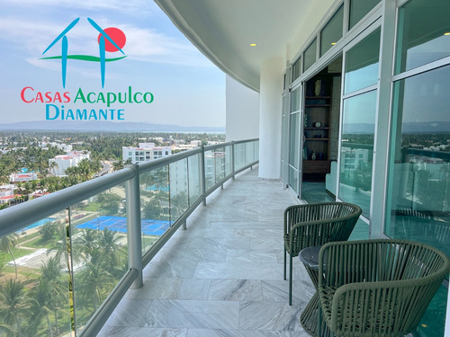 Cad Mayan View 1 1001. Departamento Esquinero Con Roof Garden Y Jacuzzi: Lujo Total En Playa Diamante
