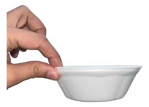 50un Cumbuca Isopor 200ml Prato Fundo Pote Açaí Caldo Sopa