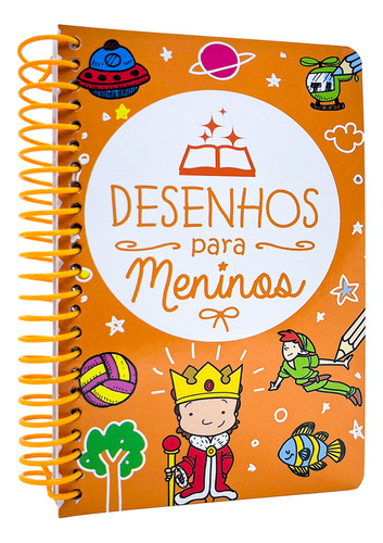 Desenhos Para Meninos Com Espiral - Desenhos E Personagens Para Colorir +giz De Cera 15 Cores Curto Koala Delta