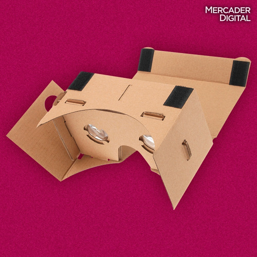 2 Pz Google Cardboard Visor Realidad Virtual Lente Vr Box 3d