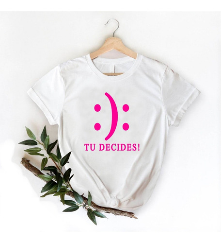 Franela Dama Personalizada Diseño Fashion Cara Feliz/triste