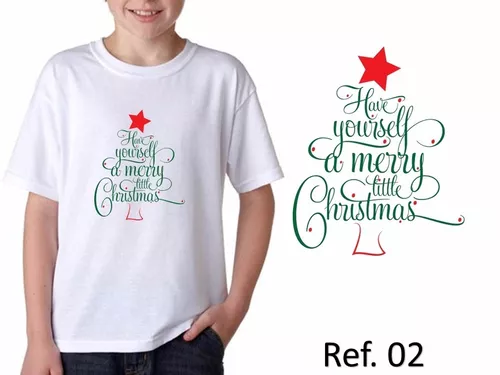 Camiseta Infantil Natal Ho Ho Ho