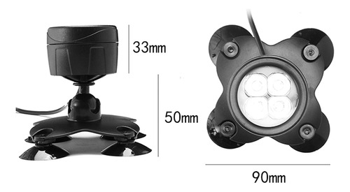 Set De Kit De Buceo Submarino Rgb Con Control Remoto Line Co