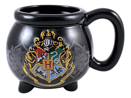 Mug Happy Potter Caldero Negro - Pocillo Taza 