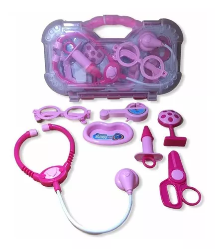 Maleta Kit Medico Brinquedo Doutora Medicina Enfermeira + Jogo