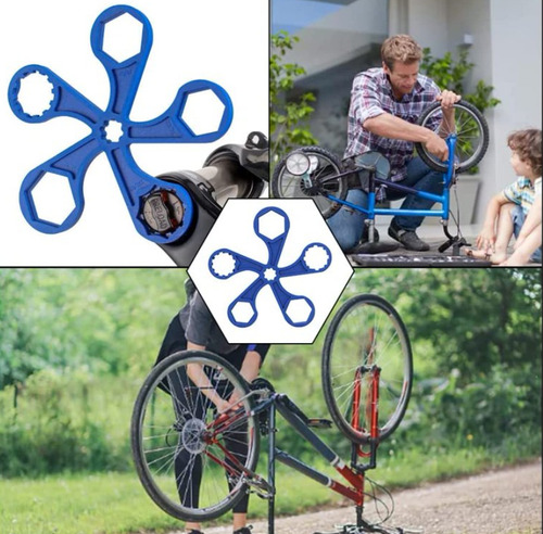 Llave Horquillas Bicicletas Multifunción Nylon Toopre Suntou Azul