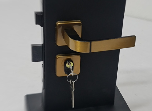 Imagem 4 de 10 de Fechadura Para Porta Quarto Sala Externa Modena Bronze Mgm