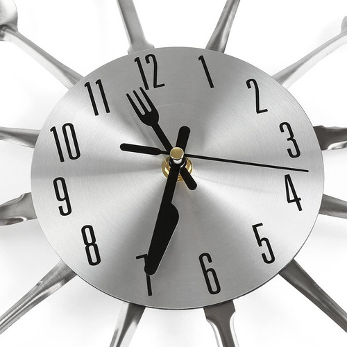 Relojes De Pared De Cocina Grandes Con Cucharas Y Tenedores,