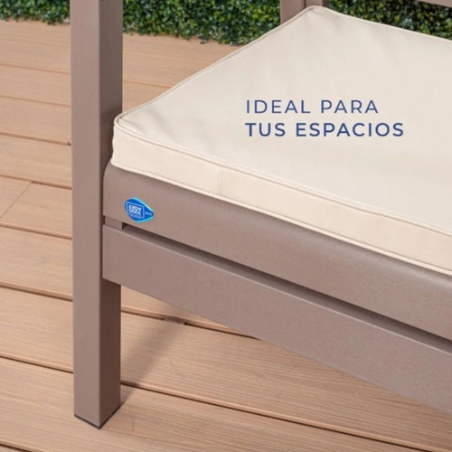 Imagen 7 de 10 de Set Jardin 2 Sillones + 1 Sillon Doble + 1 Mesa Voss2000
