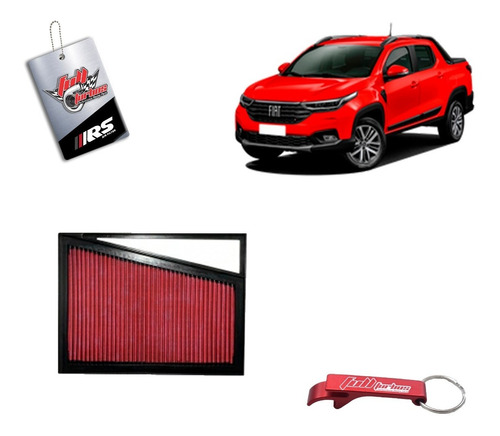 Filtro De Ar Esportivo Fiat Strada 1.3 8v - Rs2931