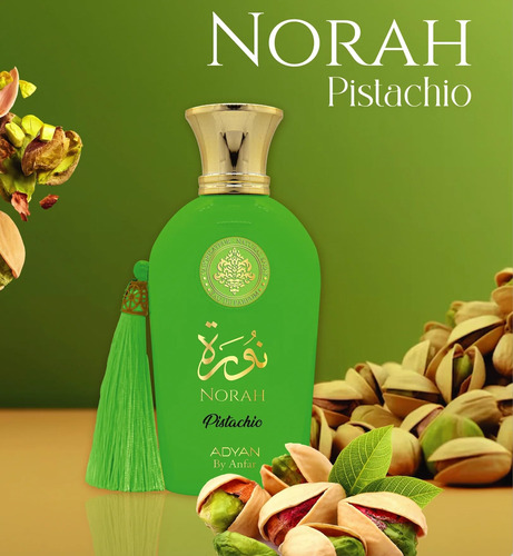 Perfume Adyan Norah Pistachio, 100 Ml, Para Mujer