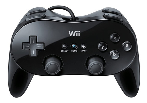 Joystick Nintendo Wii Classic Pro controller negro