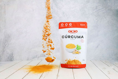 Okko Cúrcuma En Polvo 200g - Especia Natural