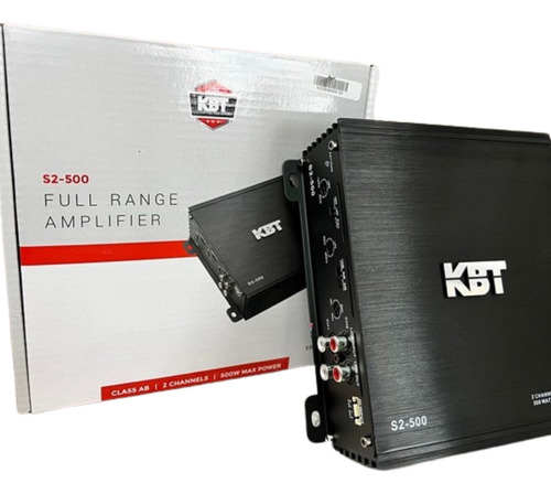 Amplificador Kbt Soldier S2-500, 500w, 2 Canales.