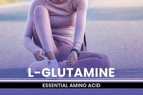 L-glutamina En Polvo (12 Onzas), Aminoácido, Músculo*, Resis