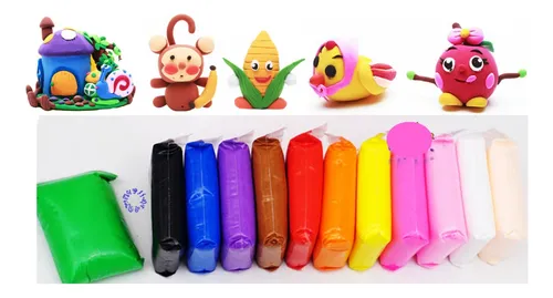 24 Bolsitas Slime Foamy Moldeable No Toxico Figuras Fiesta