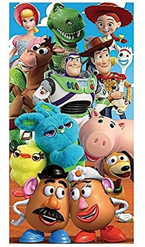 Disney Toy Story Group Toalla De Playa 28 X 58 Pulgadas