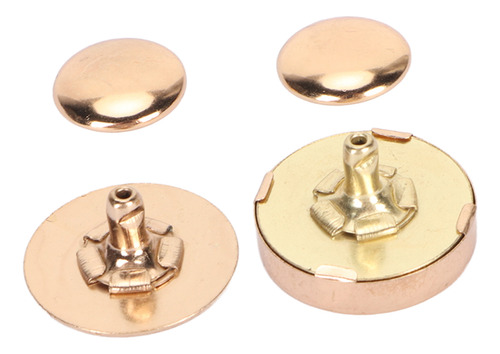 Cierre De Bolso, 50 Juegos De Broches Con Botones, 18 X 5 Mm
