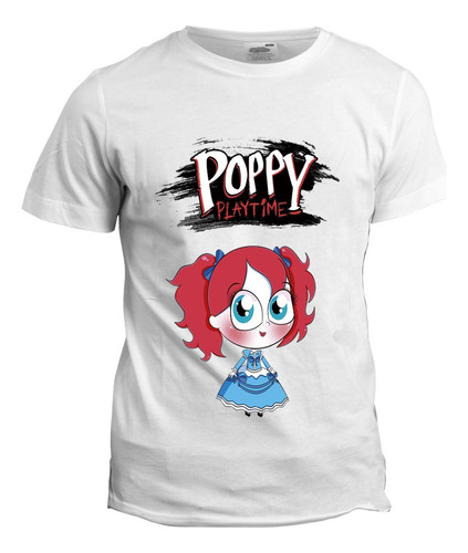 Playera Poppy Playtime Para Niños Talla Suave Liviana