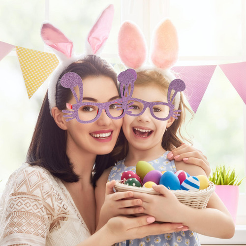 Anteojos De Conejo De Pascua Con Diseño De Orejas De Conejo