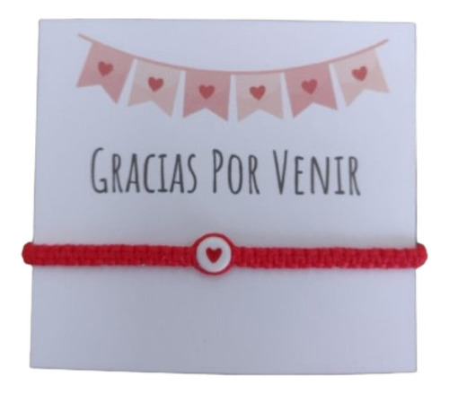 Pulseras Macramé Con Tarjetas X 10 Souvenirs Cumpleaños