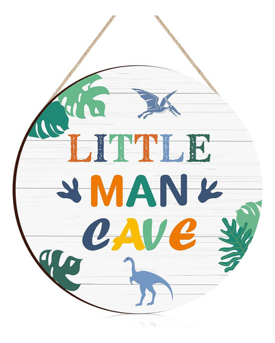 Letrero De Madera Con Cita De Dinosaurio Con Frase De Little