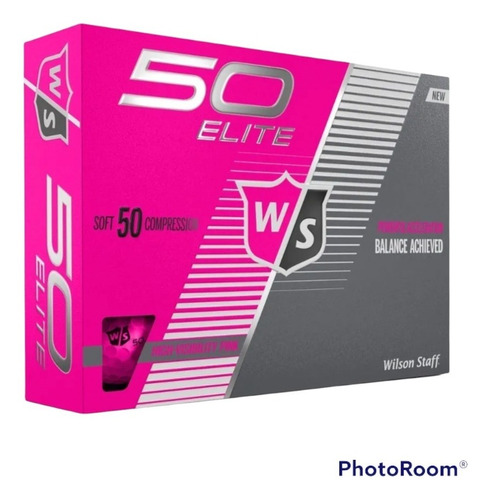 Kaddygolf Pelotas Golf Wilson Fifty Blanda Rosa Caja X 12