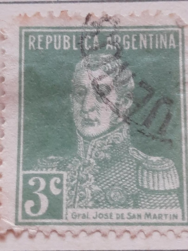 Estampilla Argentina San Martín 13356 (a3)