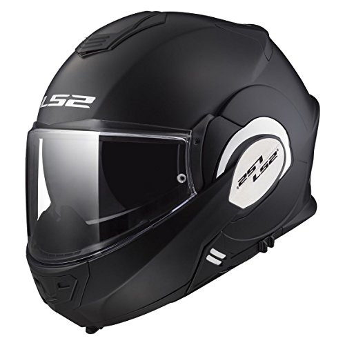 Ls2 - Casco Abatible Estilo Valiant Unisex Para Adultos (neg