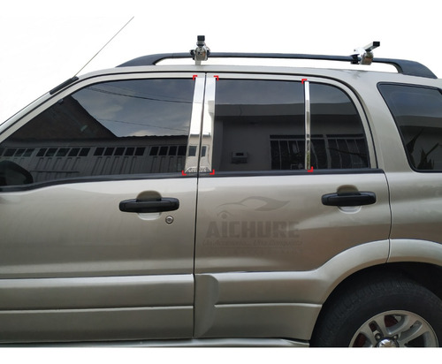 Accesorios Cromados Pilares Laterales Grand Vitara 2000-2013