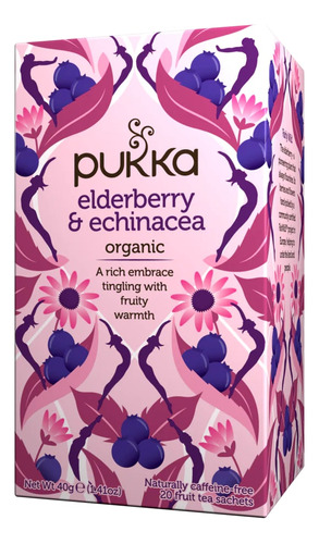 Pukka Infusion Elderberry & Echinacea Andina Grains