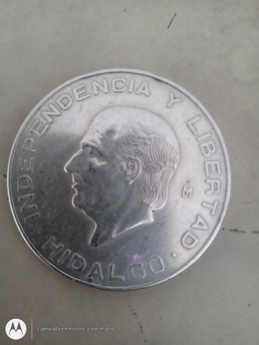Moneda 10 Pesos 1956 De Plata