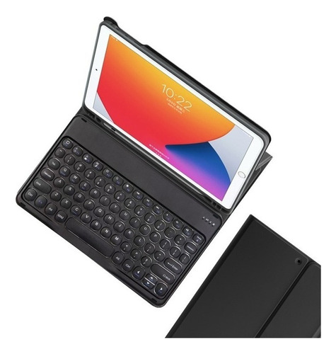 Funda Con Teclado Retro Para iPad 9.7 5ª Y 6ª Generación