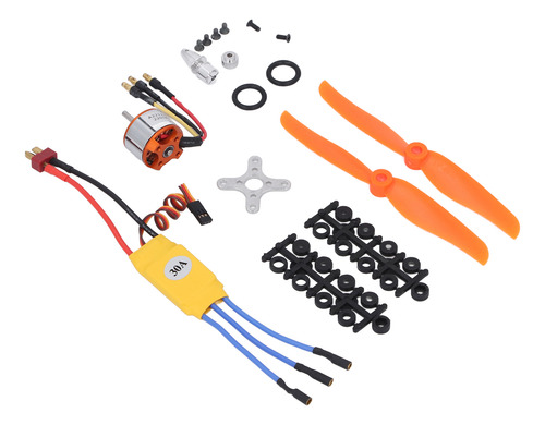 Kit De Hélice Esc Con Motor Sin Escobillas Rc Aircraft 2212