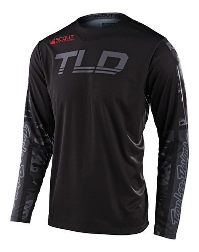 Jersey Motocross Troy Lee Designs Scout Gp Recon Camo Negro