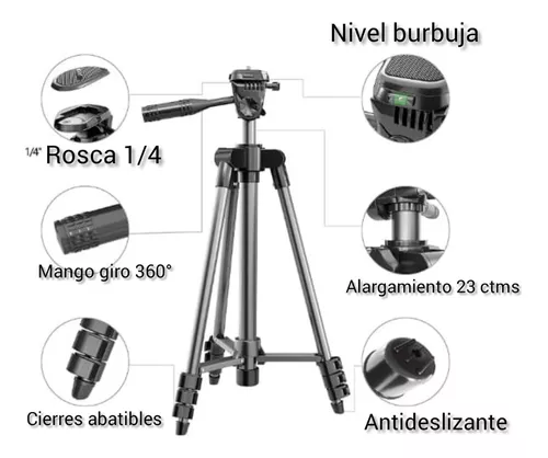 🌟 Trípode Deko Tools GJ62, Para Niveles Láser rosca 5/8