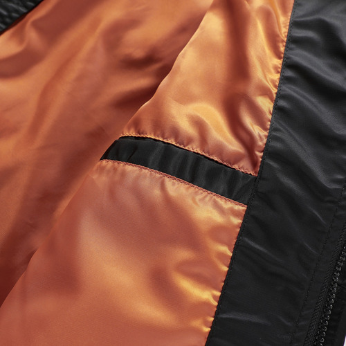 Chamarra Bomber De Ciclista Bordado Nylon Ajustada Hombre