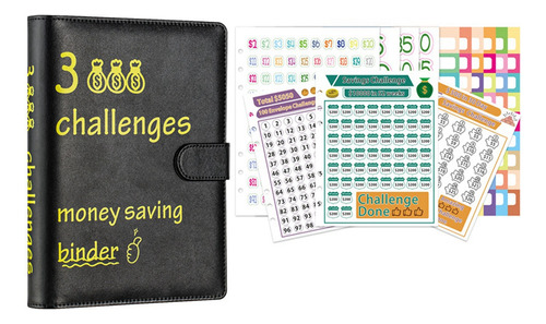 100 Sobres Challenge Binder Savings Challenges Book Money