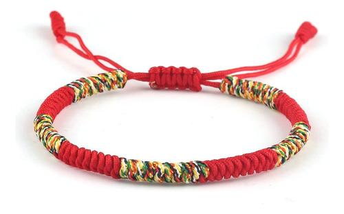 Pulsera Ajustable Tibetana Unisex Multicolor Estilo B697