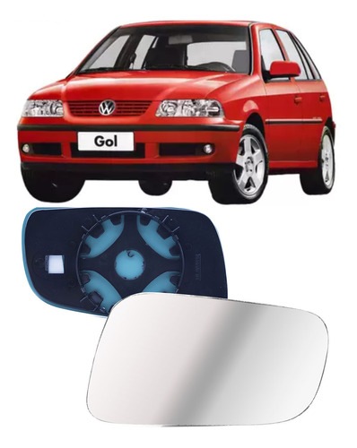 Lente Espelho Retrovisor Gol G3 Saveiro Parati G3 Santana