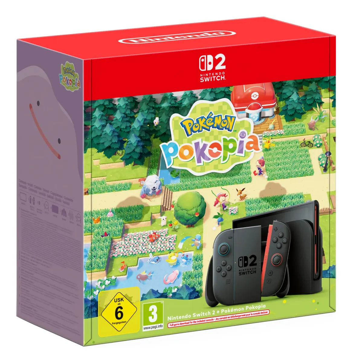 Consola Nintendo Switch 2 256gb Bundle Internacional Pokemon Pokopia Juego Digital