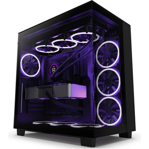 Case Atx Nzxt H9 Flow + 04 Fans