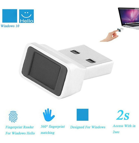 Imagen 3 de 10 de Lector De Huellas Digitales, Inicio De Sesión Desde Usb