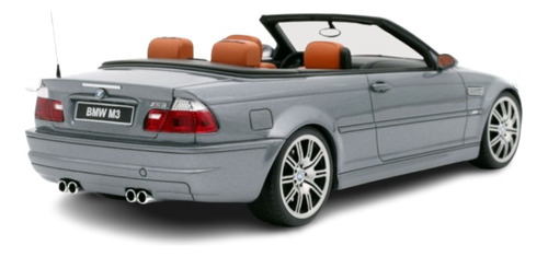 Bmw M3 E46 Convertible 2004 Gray Ottomobile 1/18